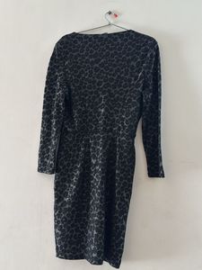 Leopard Print Wrap Dress