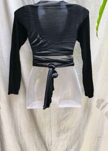 SHEIN SEXY WRAP TOP