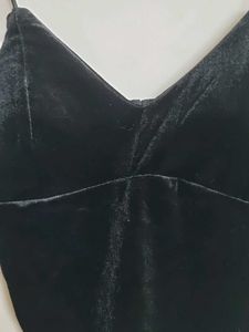 Black Velvet Cami Top