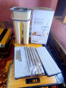 🆕 Wet And Dry Flat Cleaning Mop With Bucket.