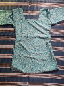 Floral Print short kurti