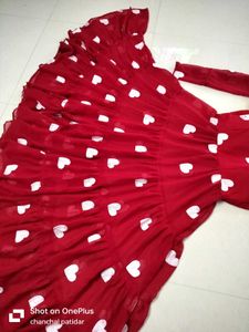 Red ♥️ Ruffle Dress