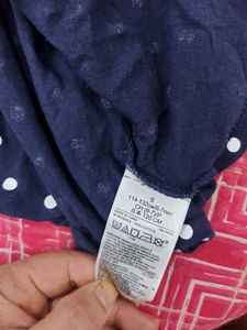 GAP Polka Dot Navy Blue Top