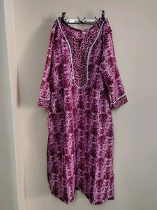 Vintage Floral Print Dress