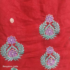 Maroon Saree