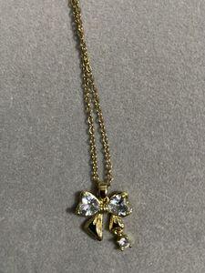 Bow Anti Tarnish Necklace