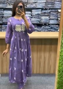 New Embroidered Anarkali With Pant