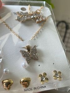 Butterfly Necklace &amp; Earring Set