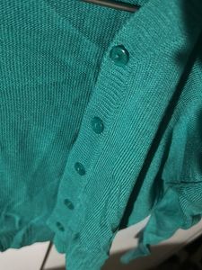 Green Short Winter Shrug