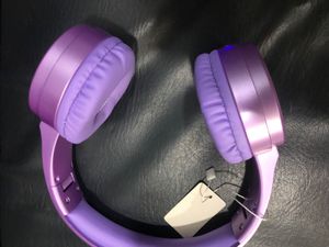 Cute Purple Bluetooth Headphones