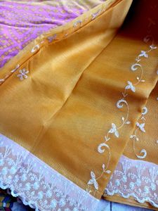 Elegant Yellow Saree