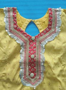 Yellow Cotton Kurta