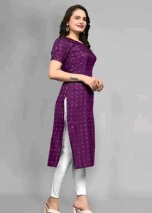 Elegant Purple Kurta