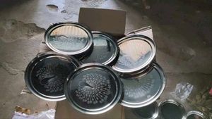 61 PIECE STAINLESS STEEL DINNER SET