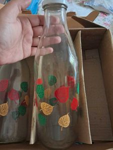 Vintage Leaf Bottles