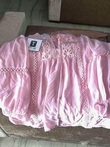 Pink Embroidered Top