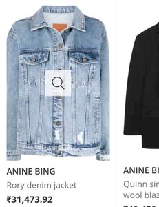 Anine Bing Rory denim jacket