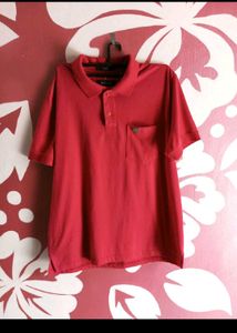 Red Short Sleeve Polo Shirt