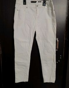 White Regular Fit Denim(New)