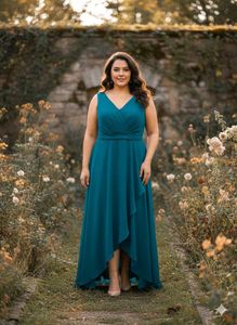 Elegant Teal Maxi Dress