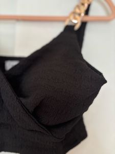Chic Black Two-Piece Set