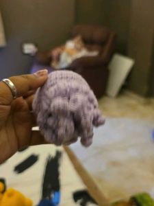 Crochet Jellyfish Keychain