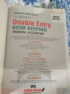 Double Entry Book Keeping