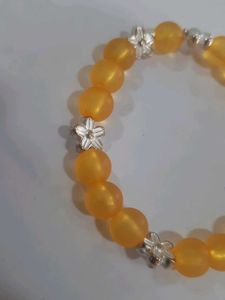 Yellow Beaded Bracelet