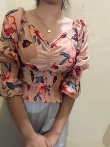 Floral Crop Top
