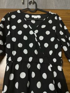 Black N White Dress For Women