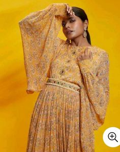 Stylish 2 Pcs Party Wear Gown