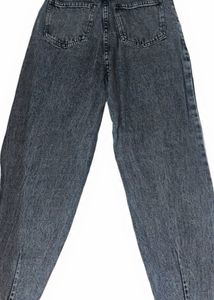 Acid Wash Denim Pants