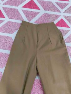 Wide Leg Trousers - Size S