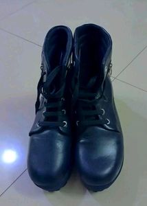 Black Leather Boots