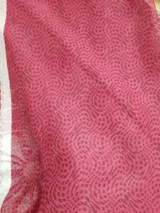 Kumkum Red Floral Light Weight Saree