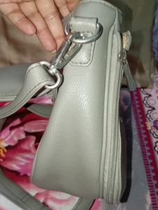 Grey Chic College Trendy Classy Sling Bag
