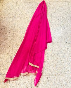 Women’s Pink Indo Western Kurta Skirt Dupatta Set