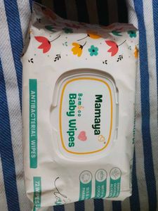 Mamaya Bamboo Baby Wipes - 72 Count