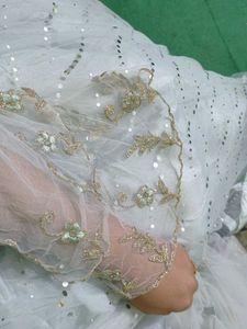 Elegant White Ethnic Gown