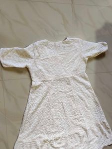 White Embroidered Dress