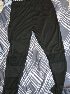 Black Mesh Panel Leggings