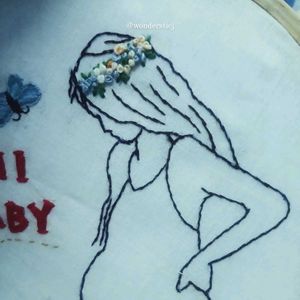 Baby Shower Hoop Frame