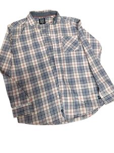 Men casual cotton Plaid Flannel Shirt