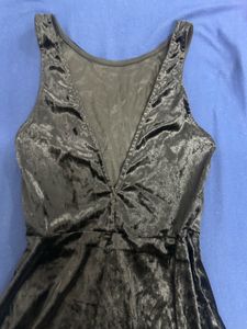 Black Velvet Dress