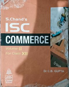 Isc Commerce Book Class 12