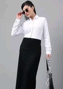 White Formal Shirt For Women