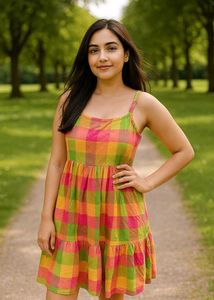 Cute Plaid Sundress