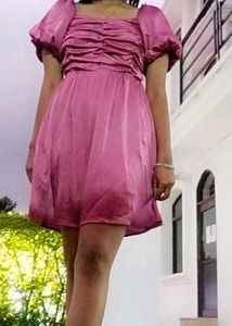 Rose pink dress