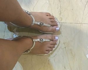 Silver Michael Kors Sandals