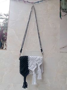 Handmade Macrame Crossbody Bag